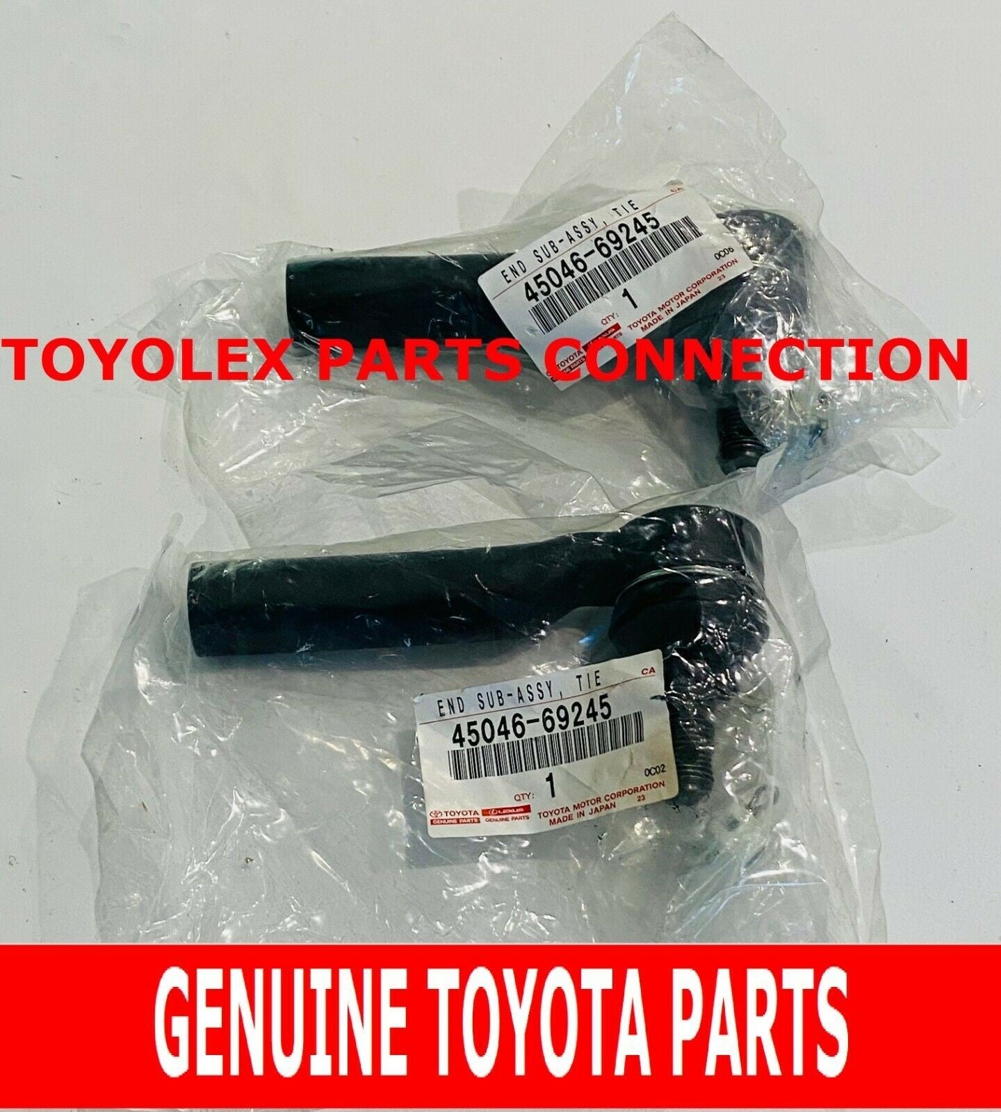 NEW GENUINE TOYOTA LEXUS 4RUNNER FJ GX460 TIE ROD END SET LH & RH 45046-69245