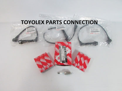 NEW GENUINE LEXUS GS300 FACTORY OEM SPARK PLUGS (6)  WITH WIRE SET (3)1998-2000