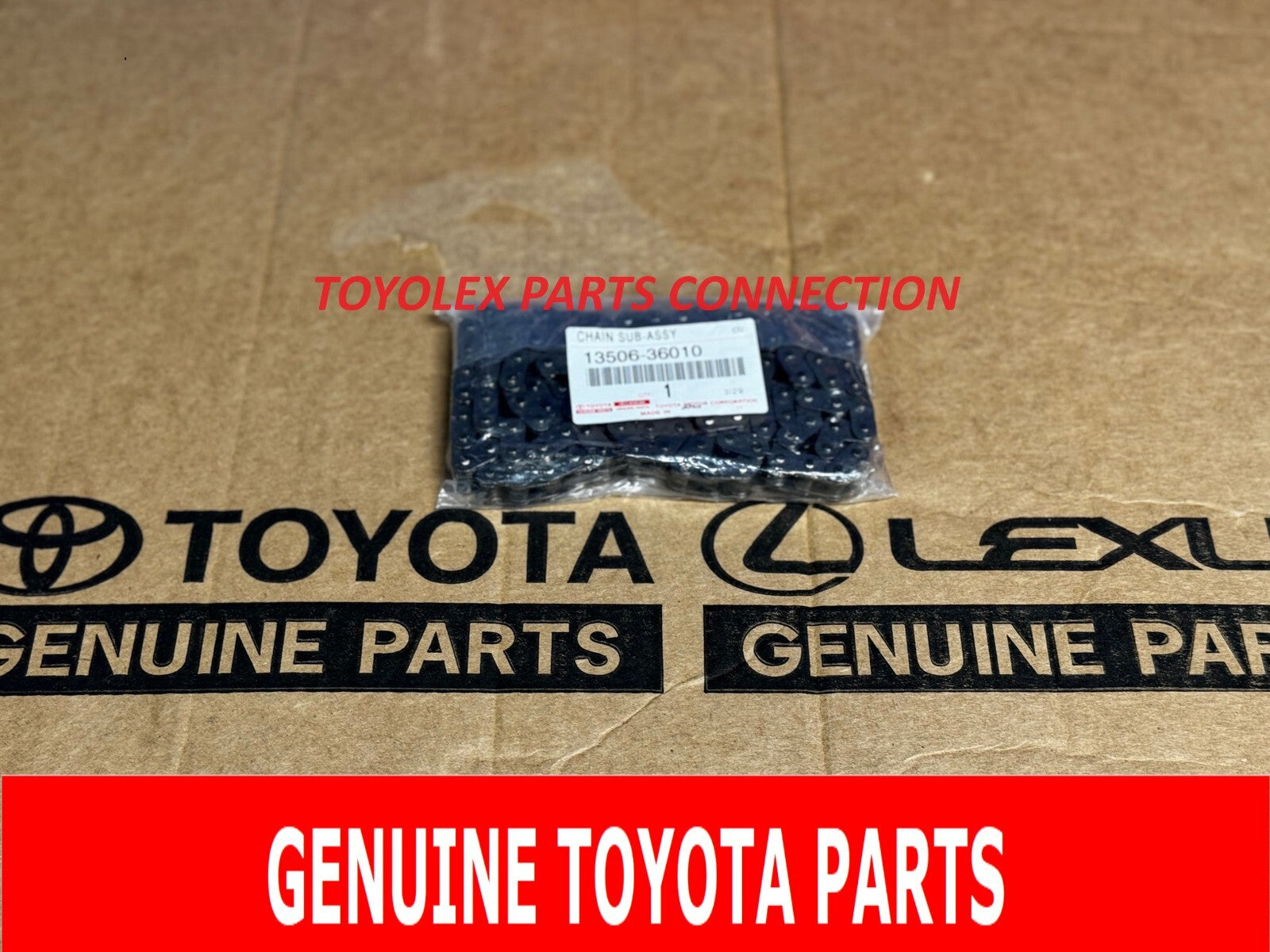 NEW OEM TOYOTA 2.5 2ARFE- 1ARFE 4 CYL OEM 13506-36010 TIMING CHAIN ASSY