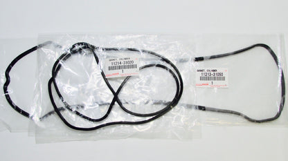 NEW GENUINE TOYOTA 11213-31040 & 11214-31020 VALVE COVER GASKET&SPARK PLUG SEALS