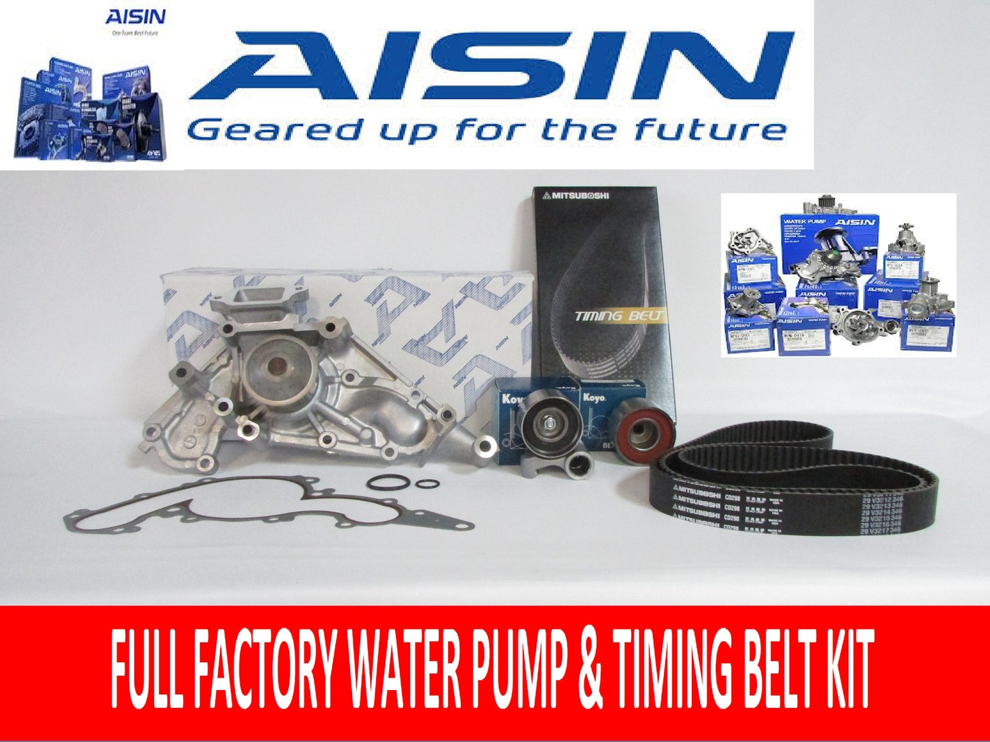 NEW LEXUS / TOYOTA FACTORY OEM 4.3 & 4.7 V8 TIMING BELT WATER PUMP KIT TKT-001