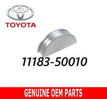 OEM TOYOTA SEMI CIRCULAR CAMSHAFT PLUG 11183-50010 QTY 1