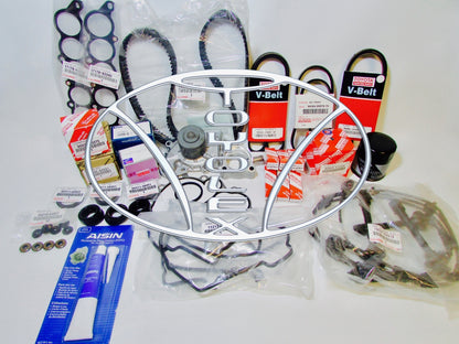 NEW ALL OEM TOYOTA 3.4 L 5VZFE COMPLETE 56 pcs TIMING BELT- PUMP KIT TACOMA 4RUN