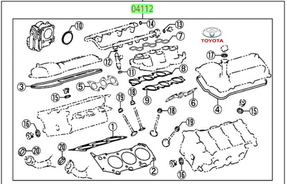 NEW OEM TOYOTA V6 4.0 1GRFE TIMING CHAIN -HEAD GASKET- HEAD BOLT KIT (SEE PICS)