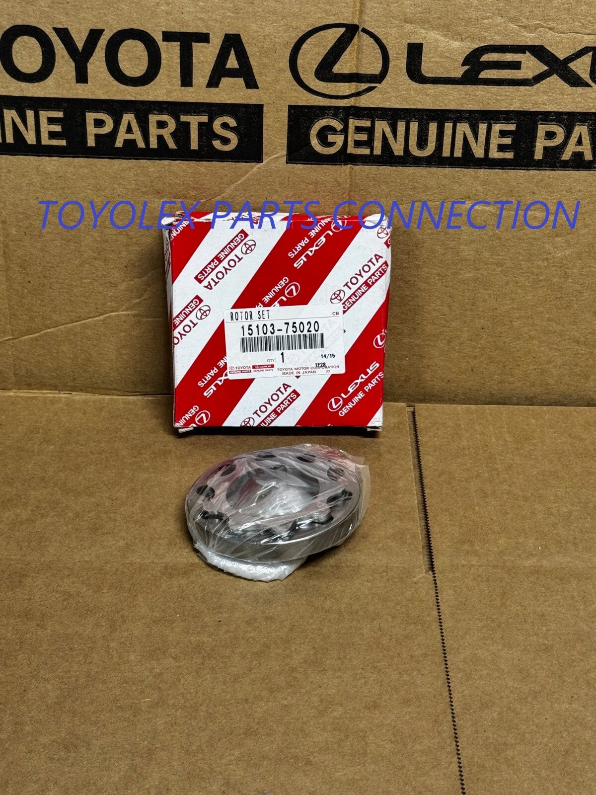 NEW OEM TOYOTA 4CYLINDER 2.7 LITER FRONT OIL PUMP ROTOR 15103-75020 QTY 1