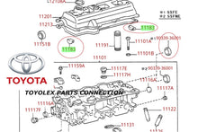 GENUINE TOYOTA VALVE COVER GASKET/SPARK PLUG TUBE SEAL & SILICONE SET 2.2 L