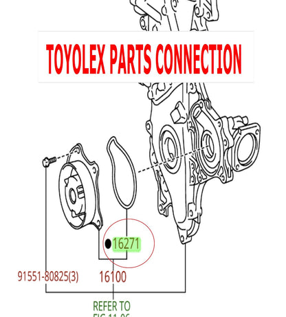 NEW GENUINE TOYOTA OEM TIMING CHAIN KIT & WATER PUMP & THERM 1.8 LITER COROLLA