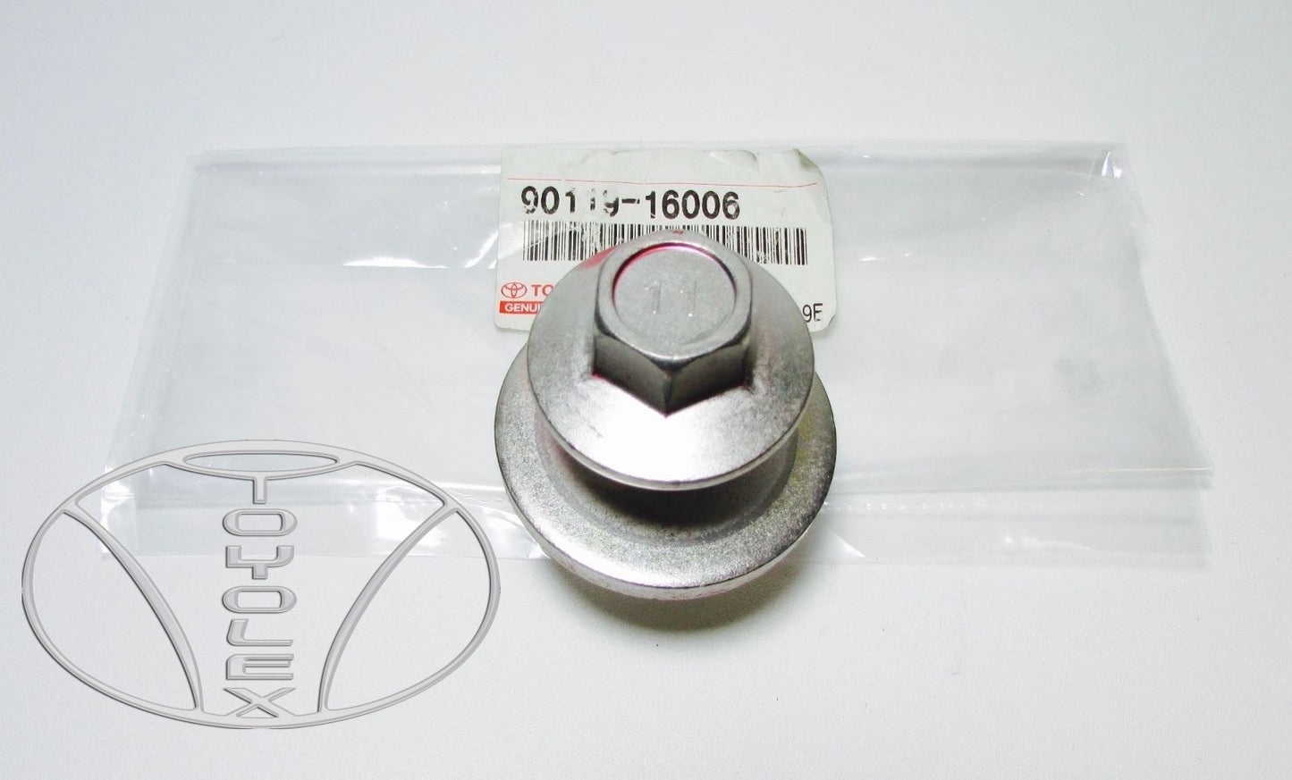 NEW GENUINE TOYOTA CRANKSHAFT DAMPER BOLT W/ WASHER 90119-16006 TUNDRA 4RUNNER