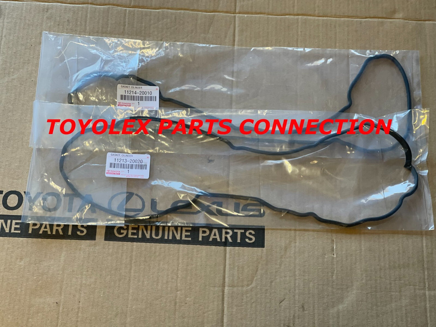 NEW LEXUS TOYOTA FACTORY OEM VALVE COVER GASKETS RH & LH 11213-20020 11214-20010