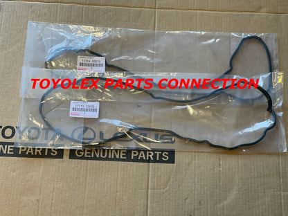 NEW LEXUS TOYOTA FACTORY OEM VALVE COVER GASKETS RH & LH 11213-20020 11214-20010