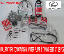 LEXUS GS300 IS300 1998-2001 FULL FACTORY TOYOTA 19 Pcs TIMING BELT KIT W PUMP
