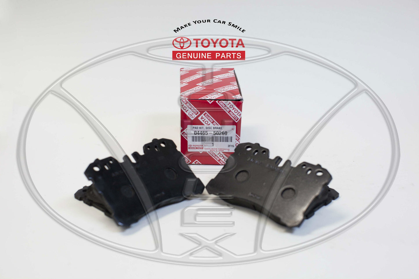 NEW GENUINE LEXUS LS460 2007-2017 OEM FACTORY FRONT BRAKE & REAR PAD SET