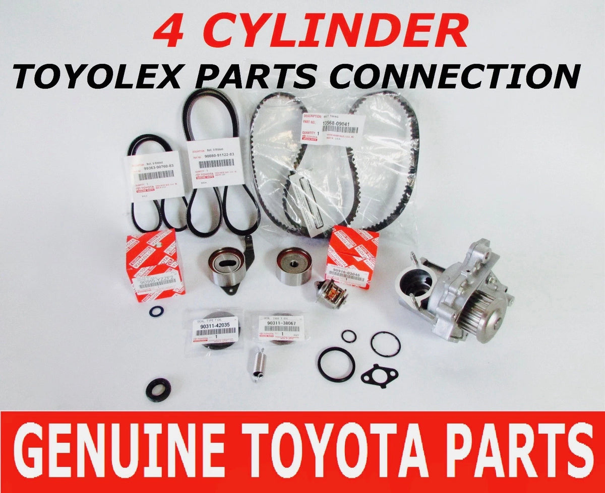 KIT COMPLETO DE SINCRONIZACIÓN DE BOMBA DE AGUA OEM TOYOTA 2.0 2.2 CAMRY RAV4 18 PIEZAS